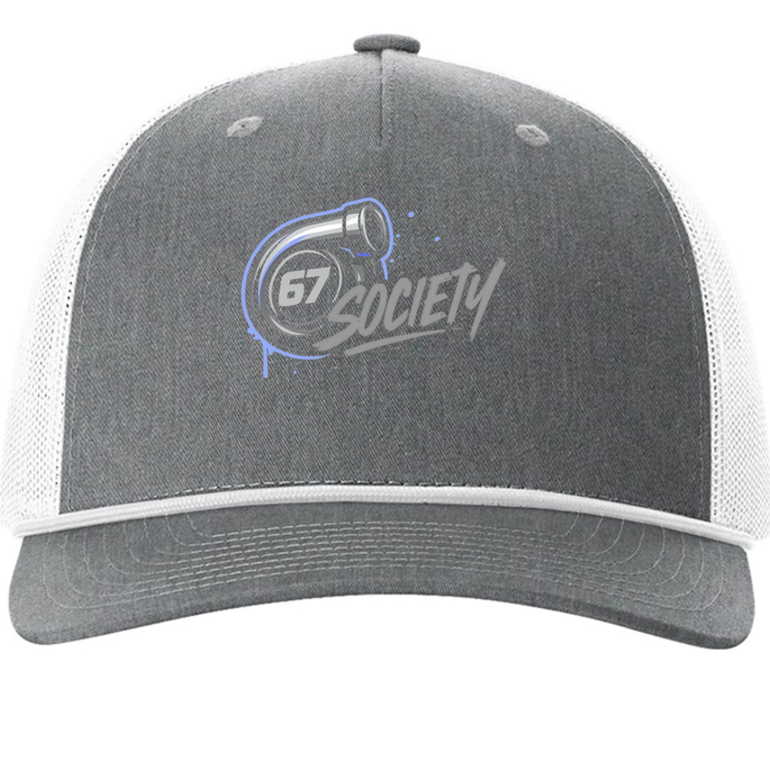 Heather Grey/ White - FRONT